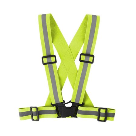 {xjxj} Høykvalitets reflekterende vest for løping, sykling, multi-bruk, pustende, nattsykling, sikkerhetsvest-