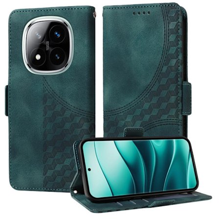 Redmi Note 14 Pro 5G / Note 14 Pro+ 5G - Prägad Rhombus Stjärnläder fodral