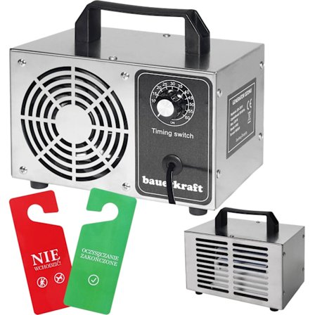 Ozongenerator, luftrenare, 60g/h, timer, 120W
