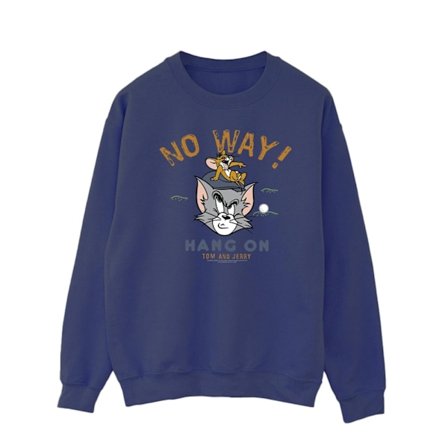 Tom And Jerry Herr Hang On Golf Sweatshirt M Marinblå