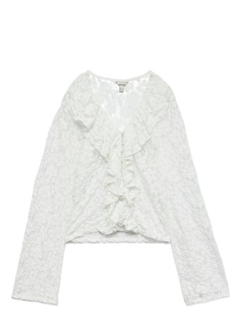 Vero Moda | Awkienna Ls V-Neck Lace Top | XS