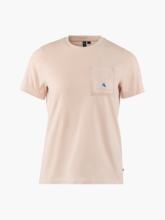 Klättermusen Root Pocket SS T-shirt Dam - Cream Rose - XS