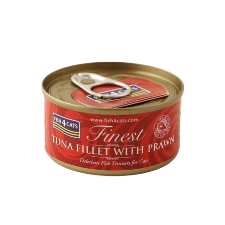 Fish4Cats - Våtfôr med tunfisk og reke 70g - Katt - Kattefôr & kattemat - Våtfôr og våtmat - ZOO.no