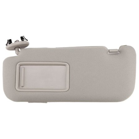 Til 2007 - 2013 Bil Interiør Solskærm med Spejl Venstre Førerside Grå