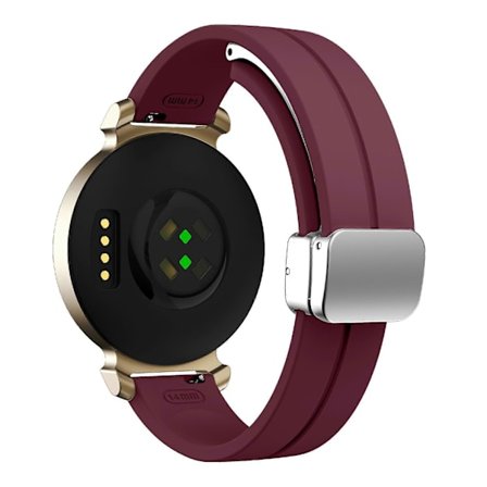 Til Garmin Lily 2 silikonerem urrem med magnetisk foldespænde