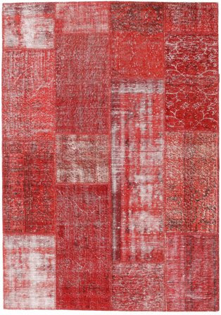 Patchwork Dywan 162X231 Wełna