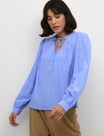 Kaffe Kabarbara Blouse - Blue - 34