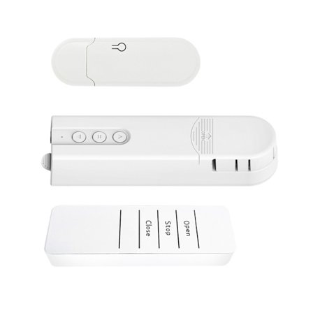 Lille WiFi Motor Støjsvag Dobbeltforbindelse Stemmestyring Motoriseret Gardinåbner Indvendig/Udvendig WiFi Mulighed Til Hjemme Persienner