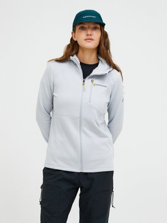 Trail Polartec Power Grid Zip Hood Women