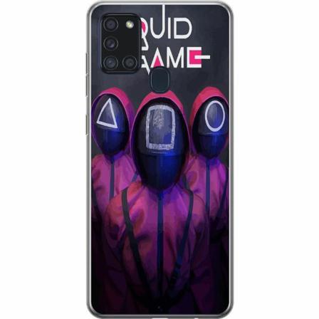 Samsung Galaxy A21s Genomskinligt Skal Squid Game