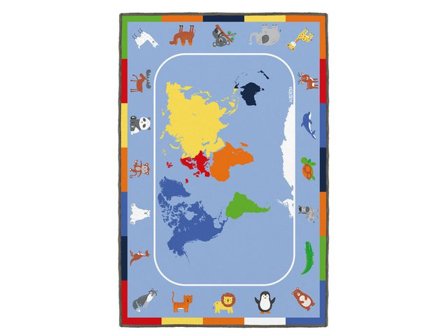 ACHOKA Matta Djurens värld - Lyreco - Skolmöbler och inredning - Mattor - Mattor - Aktivitet