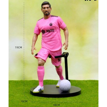 6-pack fotbollsactionfigurer Fotbollsstjärnor C. Ronaldo Messi Mbappe Fotbollsfan söta leksaker