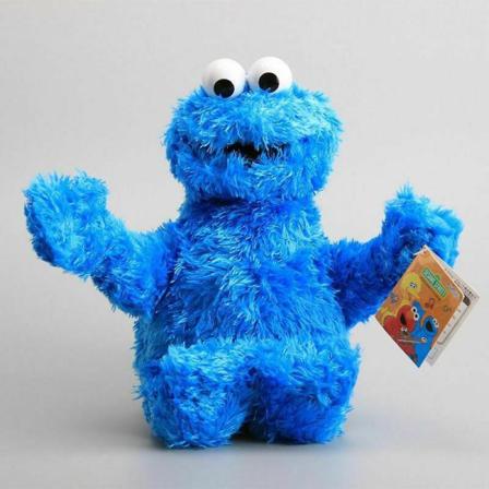 Plysch Djur Mjuk Fylld Kaka Monster Doll Kid Xmas Gift