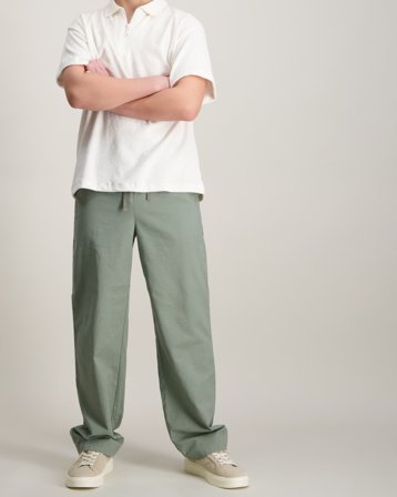 Grunt GRAllan Linen Pants Vihreä Housut Pojat - Kids Brand Store