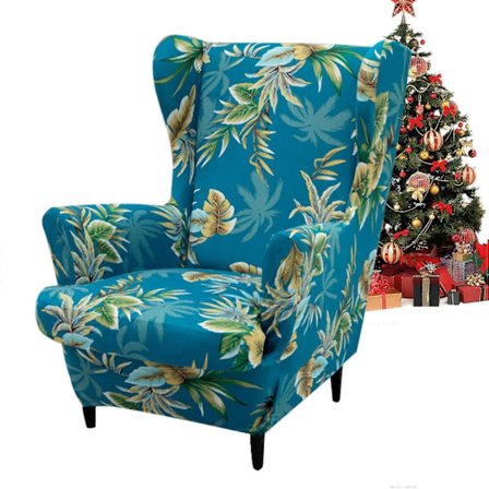 2 stk. stræk print lænestol betræk design boligindretning stue moderne stil