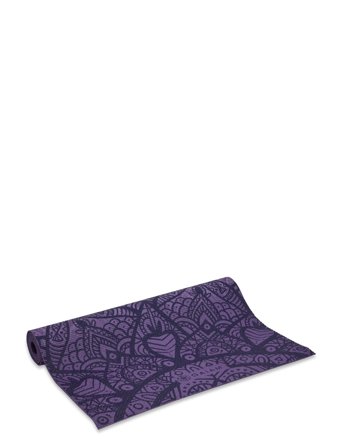 Gaiam Purple Lattice Yoga Mat 4Mm Classic Printed - Purple - ONE SIZE