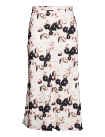 Recycled Cdc Print Midi Skirt Patterned Calvin Klein
