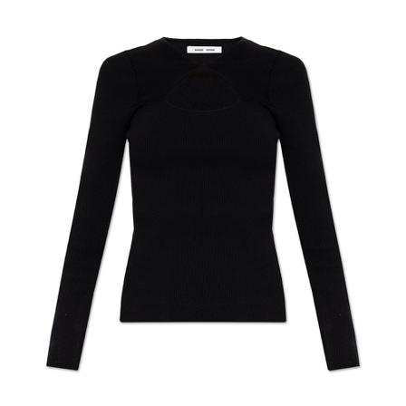 Samsøe Samsøe Everly cut-out top Sort, Dame