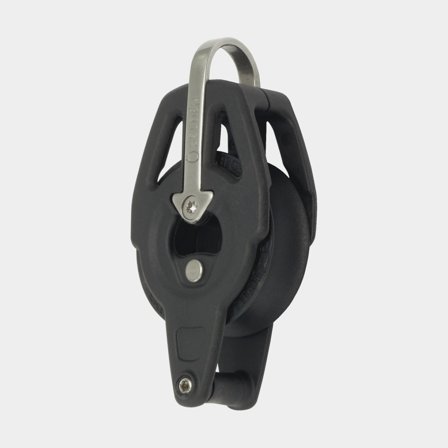 Moitão simples Seldén BBB 40, fixo, com rolamento de esferas, com mordedor, para cabos Ø6 - 10 mm