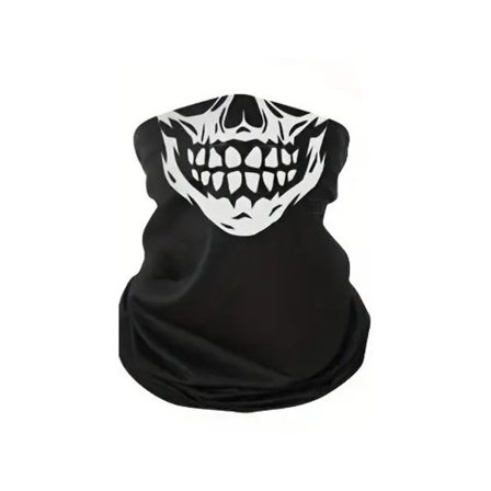 Smiling Skull - Buff - Scarf - Bandana - Halsduk - Skidmask