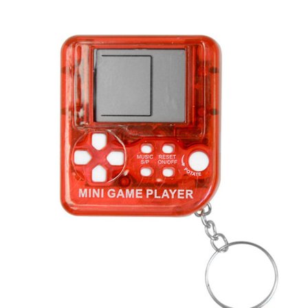 Bärbar Mini Retro Klassisk Spelkonsol Nyckelring Lcd Handhållen Spelare Anti Stress Elektroniska Leksaker Nyckelring (FMY)
