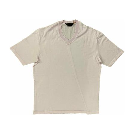 Z Zegna, T-Shirt Beżowy, Mężczyzna, Rozmiar: S