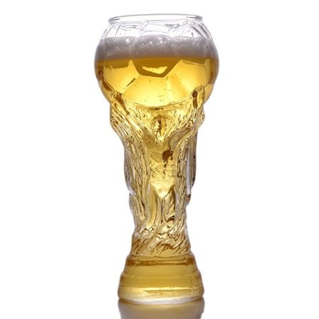Fars Dags Gave Fodbold Pint Glas, Nyt VM Ølglas, Kreativt Pint Glas, Sjovt Ølglas, Fodbold Ølglas, Herregave (600ml)