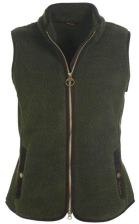 Barbour W's Burford Fleece Olive/Classic