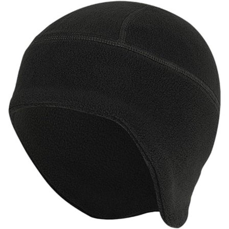 Kypärämyssy Pyöräilymyssy Pipo Musta Yksi Koko Unisex Urheilupyöräilymyssy Kypärän Vuori Tuulenpitävä Ja Lämmin Pään Ympärysmitalle 48-58 Cm 