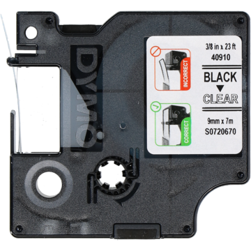TAPE DYMO D1 SORT/TR. 9MM