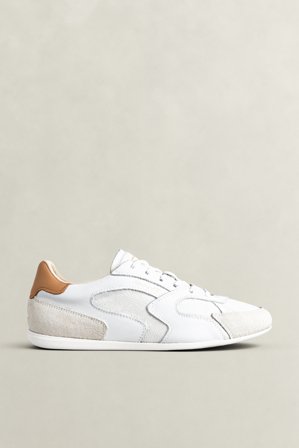 GANT Damen Sherly Sneaker aus Glatt- und Veloursleder (41) Weiß