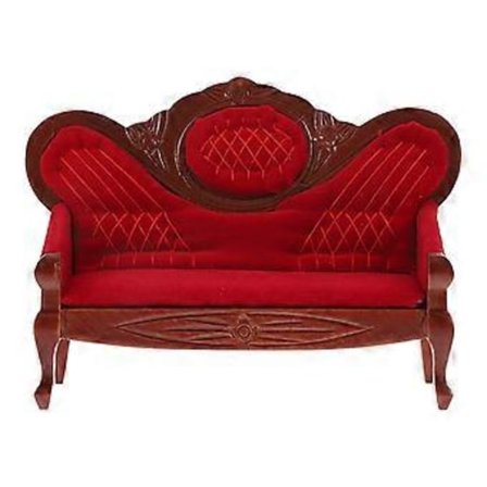 Livagtig Mini Sofa Ornament DIY Mini Hus Sofa Dekoration Miniature Sofa Foto Rekvisit