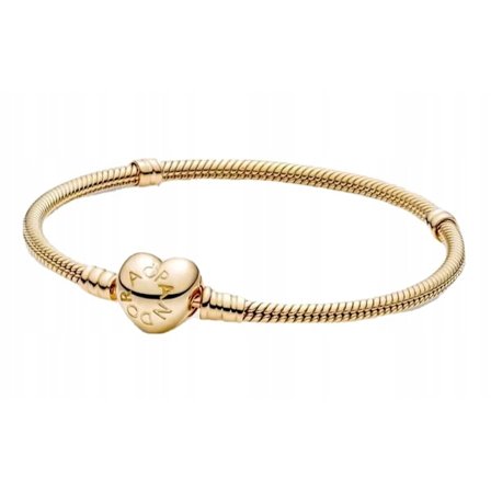 Pandora Signature 18 Armbånd med hjertelås