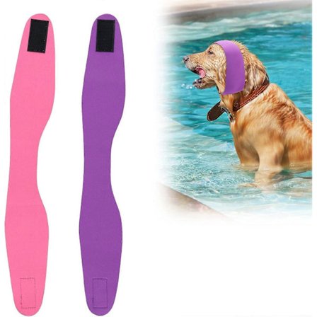 2 stk. Hunde Badehætte, Vandafvisende Snood Hunde Svømmehætte Øreomslag Pet Ørevarmere Svømmeudstyr