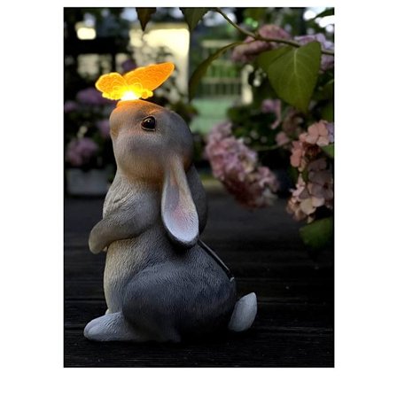 1 st balkong trädgårdsdekoration gård arrangemang söt kanin