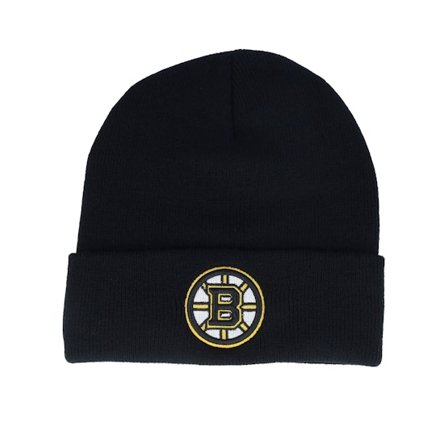 American Needle - NHL Schwarz cuff Mütze - Boston Bruins Terrain Knit Solid Black Cuff @ Hatstore