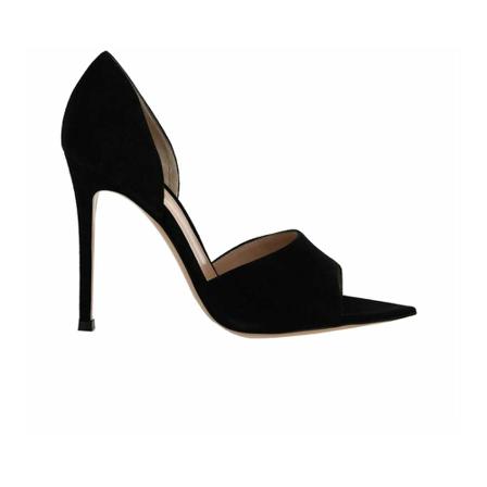 Gianvito Rossi, Open Toe Pumps Czarny, Kobieta, Rozmiar: 38 EU