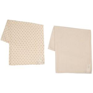 Tartine et Chocolat 2-Pack Cream Floral Muslin Blankets One Size - Textile - One size - Cream - Mädchen