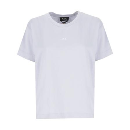 A.p.c., T-Shirts Paars, Dames, Maat:S,Cotton,Bedrukt