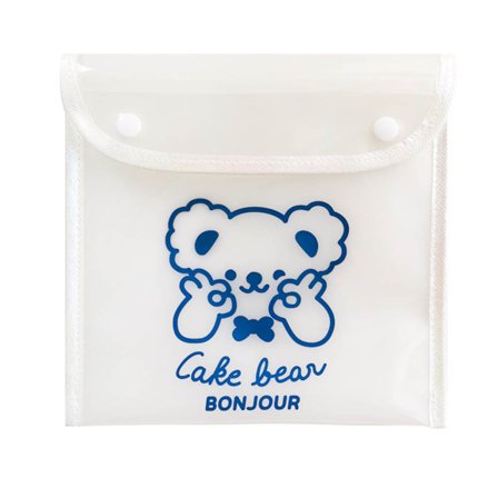 Bärbar penna för case Transparent PVC Pen Box Väska Student brevpapper Makeup lagring Organizer