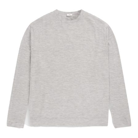 Closed, Crewneck Jumper Light Grey Grijs, Heren, Maat:M