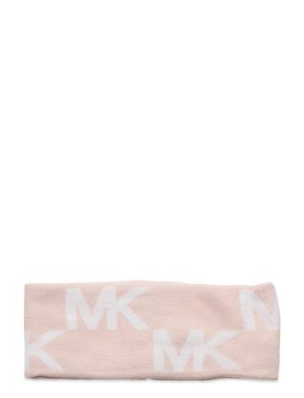Over D Chess Mk Reversible Headband Accessories Headwear Headbands Rosa Michael Kors Accessories*Betinget Tilbud
