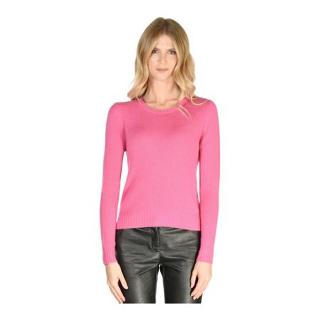 Allude Round-neck Strik Pink, Dame Striktrøjer