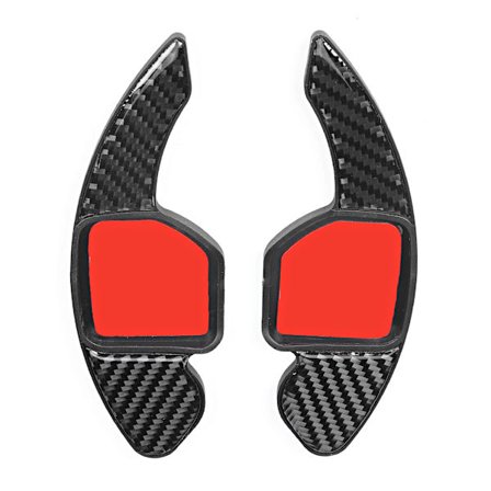 Kolfiber Ratt Växelspak Paddel Skydd Par Kompatibel A3 A4L 2013 2016