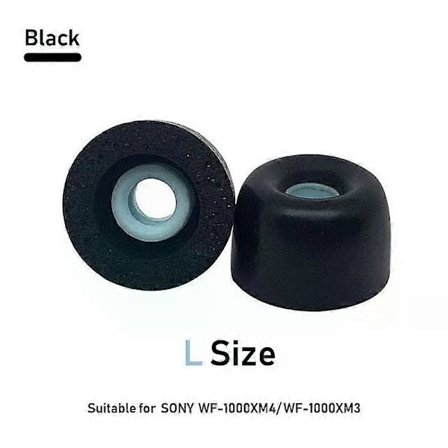 Ersättningsöronproppar i minnesskum, kompatibla med S-o-ny WF-1000XM5 WF-1000XM4 WF-1000XM3, halkfria öronproppar [DB]