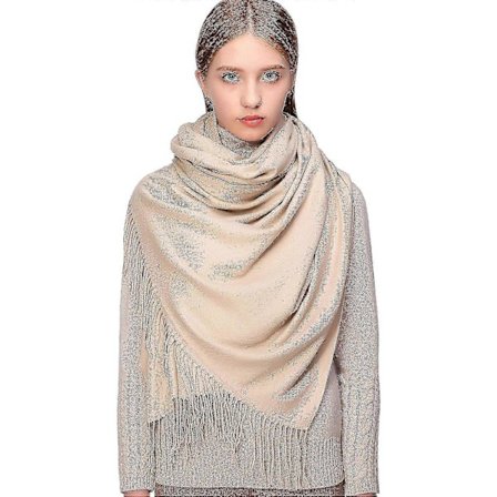 Damscarf Pashminasjalar och omslag för aftonklänning Brudtärna Bröllop Vinter Varm Lång Stor Scarves