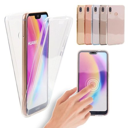 Crystal-Fodral med Touchsensorer (Dubbelt) Huawei P Smart 2019