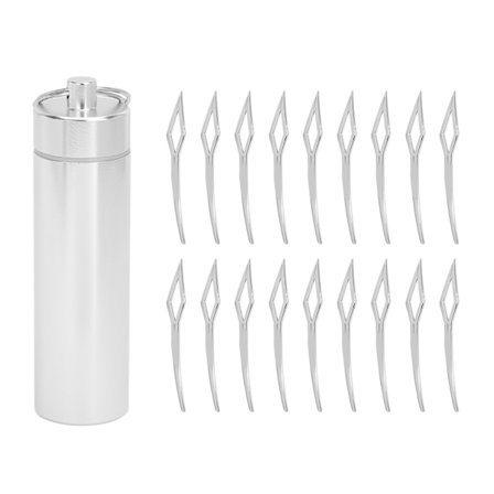 18 stk Rhombic Dreadlocks Interlocking Tool Alloy Dreadlocks Tightening Tool Tilbehør for Sisterlocks