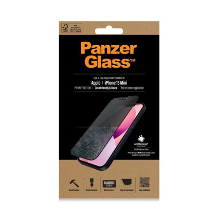 Panzer Privacy iPhone 13 Mini | Edge-to-Edge Screen Protector PanzerGlass - High quality tempered glass screen protector