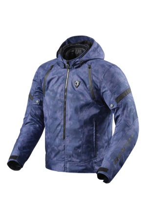 REV'IT! Flare 3 H2O MC-jacka Kamouflage/Blå XL